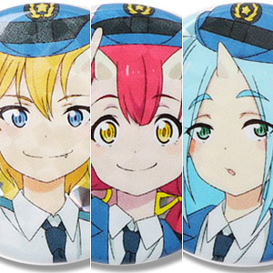 TVアニメ「おにぱん！」 キラキラ缶バッジセット ポリススタイルVer.
