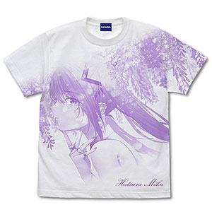 初音ミク オールプリントTシャツ 奏音 Ver./WHITE-S