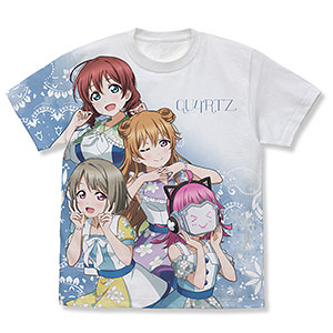 ラブライブ！虹ヶ咲学園スクールアイドル同好会 QU4RTZ フルグラフィックTシャツ/WHITE-L