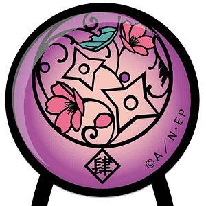 新しく着き 忍たま乱太郎 切り絵シリーズ ガラスヘアゴム 6年生[ツインクル キッズコスチュームアクセサリー