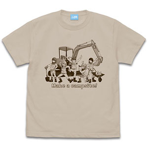 映画『ゆるキャン△』 Make a campsite！ Tシャツ/LIGHT BEIGE-L
