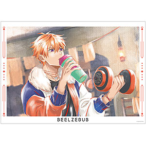 Obey Me！ ベルフェゴール Ani-Art aqua label A3マット加工ポスター 