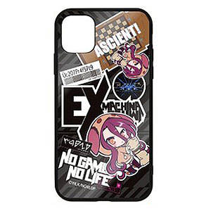 ノーゲーム・ノーライフ ゼロ シュヴィ ステッカー風 強化ガラスiPhoneケース/XR・11共用