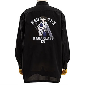 コスパ・デポ限定 艦隊これくしょん -艦これ- 加賀改ニ護 刺繍シャツ/BLACK-XL
