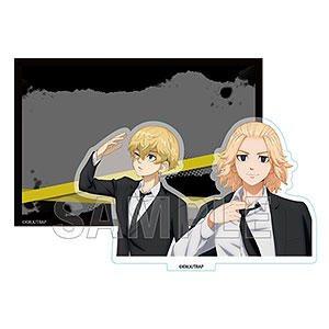 東京リベンジャーズ　ばくだん焼　アクリルスタンド　マイキー　千冬　場地　コンプ 東リベ × ばくだん焼本舗 12月21日より描き起こしミニキャラ