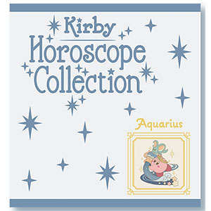 星のカービィ KIRBY ホロスコープ・コレクション ジャガードハンドタオル (11)みずがめ座