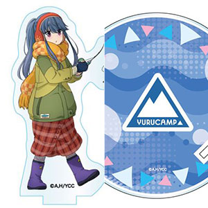 ゆるキャン△ ワカサギ アクリルスタンドコースター 志摩リン