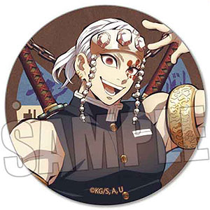 レトロ看板缶バッジ テレビアニメ「鬼滅の刃」 宇髄天元