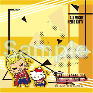 僕のヒーローアカデミア×サンリオ ハンドタオル オールマイト・ハローキティ