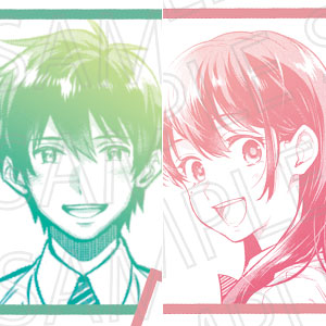 青のオーケストラ マイクロファイバーコースターセット 原田蒼/立石真理