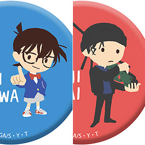 名探偵コナン 缶バッジ2個セット/ゆるパレット 工藤新一＆怪盗
