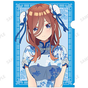 映画『五等分の花嫁』 描き下ろしイラスト 中野三玖 チャイナドレスver. クリアファイル