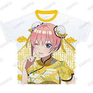 映画『五等分の花嫁』 描き下ろしイラスト 中野一花 チャイナドレスver. フルグラフィックTシャツ ユニセックス XXL