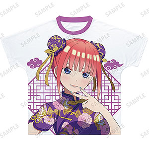 映画『五等分の花嫁』 描き下ろしイラスト 中野二乃 チャイナドレスver. フルグラフィックTシャツ ユニセックス M