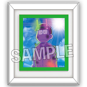 Daiichi おそ松さん 当選品 イラストキャラファイン 額縁 おそ松さん 額縁バッジ どうしてそうなん！？ トド松[PROOF