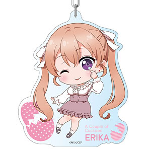 カッコウの許嫁 描き起こし アクリルキーホルダー 天野エリカ(私服Ver.)