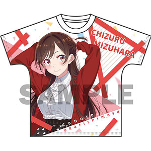 彼女、お借りします フルグラフィックTシャツ 水原千鶴 L