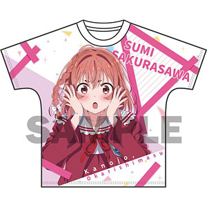 彼女、お借りします フルグラフィックTシャツ 桜沢墨 L