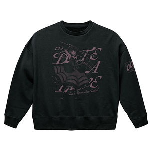 デート・ア・ライブIV 時崎狂三 ビッグシルエットスウェット/BLACK-M
