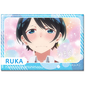 彼女お借りします 缶バッジ 千鶴 麻美 瑠夏 墨 ホログラム 彼女、お借りします ホログラム缶バッジ デザイン03(水原千鶴/C