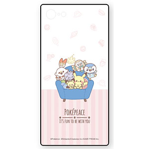 ポケットモンスター ポケピース iPhone SE(第3世代/第2世代)/8/7 対応 スクエアガラスケース 集合