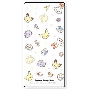 ポケットモンスター ポケピース iPhone SE(第3世代/第2世代)/8/7 対応 スクエアガラスケース 総柄