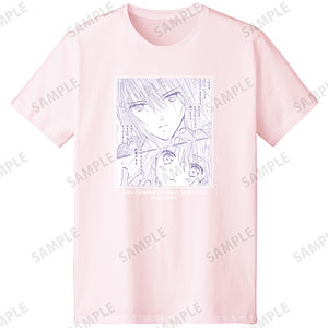 しゅごキャラ！ 日奈森あむ＆月詠幾斗 原作コマTシャツ ピンク メンズ M