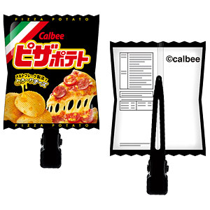 きゃらぱち！ カルビー ぷっくり前髪クリップ (ピザポテト)