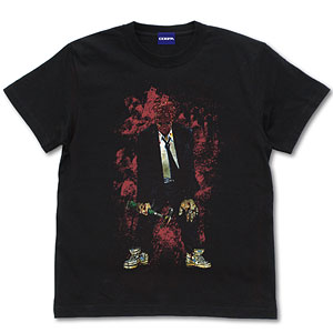 ドロヘドロ 心 フルカラーTシャツ/BLACK-XL