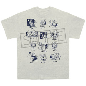 【限定販売】ゆずソフト ビッグサイズTシャツ-茉子の一日- produced by komowata 燕麦色