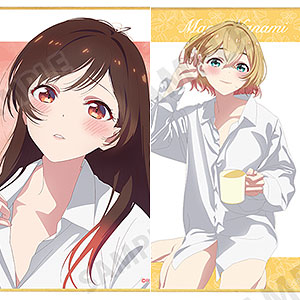 TVアニメ『彼女、お借りします』 描き下ろしイラスト 彼シャツver. トレーディングミニ色紙 8個入りBOX