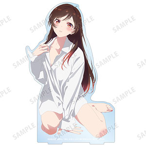 TVアニメ『彼女、お借りします』 描き下ろしイラスト 水原千鶴 彼シャツver. 特大アクリルスタンド