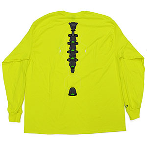 サイバーパンク エッジランナーズ ロングTシャツ DavidのBackbone Cyberware Yellow [M]