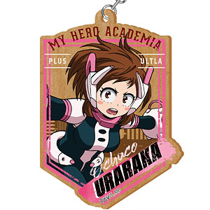 僕のヒーローアカデミア ウッドプレートキーホルダー 麗日お茶子