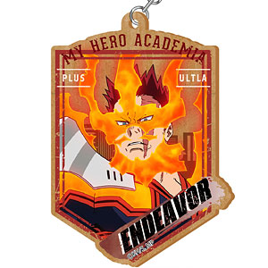 僕のヒーローアカデミア ウッドプレートキーホルダー エンデヴァー