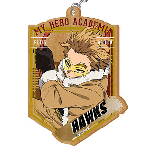 僕のヒーローアカデミア ウッドプレートキーホルダー ホークス
