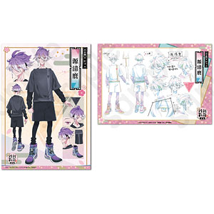 特『刀剣乱舞-花丸-』～雪月華～ キャラ設定クリアポスターセットvol.2 (12)源清麿