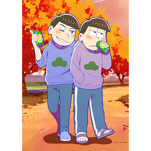 ぬり松さん おそ松さん 描き下ろし チョロ松＆十四松(秋) B3タペストリー