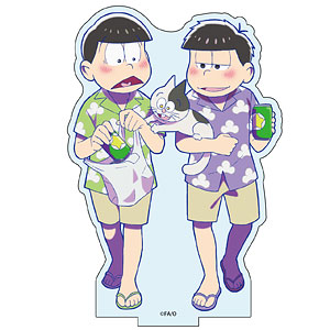 おそ松さん 描き下ろし チョロ松＆一松(夏) BIGアクリルスタンド