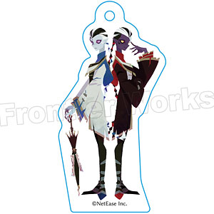 Identity V キャラクターアクリルキーホルダー Costume*Assort 3 白黒無常