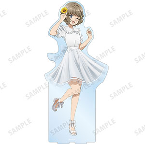 青春ブタ野郎はバニーガール先輩の夢を見ない 描き下ろし 古賀朋絵 ひまわりと白いワンピース 特大アクリルスタンド