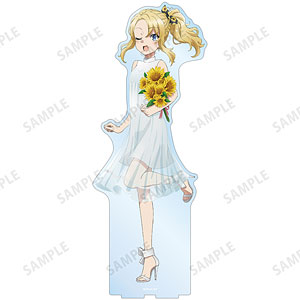 青春ブタ野郎はバニーガール先輩の夢を見ない 描き下ろし 豊浜のどか ひまわりと白いワンピース 特大アクリルスタンド