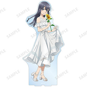 青春ブタ野郎はバニーガール先輩の夢を見ない 描き下ろし 牧之原翔子 ひまわりと白いワンピース 特大アクリルスタンド