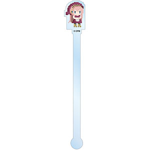ピアプロキャラクターズ 巡音ルカ アクリルマドラー(ワンナイト人狼コラボドット絵ver.)