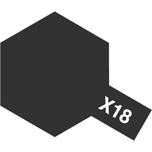 エナメル X-18 セミグロスブラック