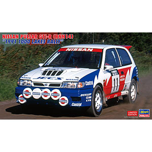 1/24 ニッサン パルサー (RNN14) GTI-R &ldquo;1991 1000湖 ラリー&rdquo; プラモデル
