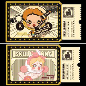 SKULLPANDA Action！ Cut！ シリーズ マグネット 12個入りBOX