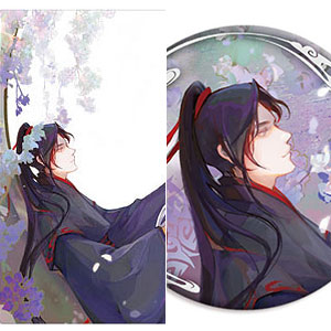 アニメ「魔道祖師」 缶バッジ クリア写フレームセット 魏無羨