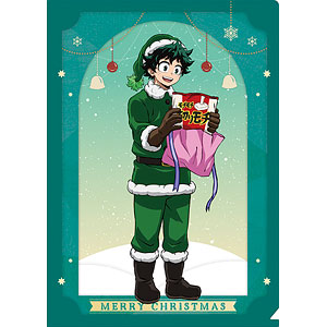 僕のヒーローアカデミア クリアファイル メリれ！クリスマス！ 緑谷