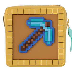MINECRAFT マインクラフト アイテムフレームシリコンポーチ ダイヤモンドのツルハシ